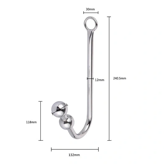 and Cuffs Hook with Anal Beaded Elegant 5334 Collar 0104